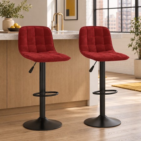 Tabourets de bar Linden — mise en situation