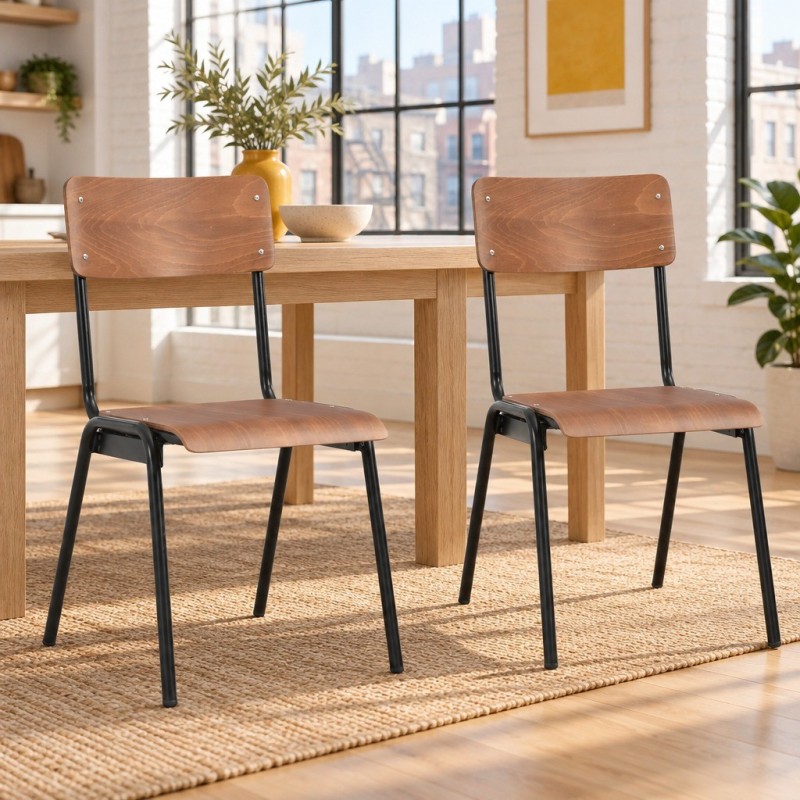 Chaises Hewes — mise en situation