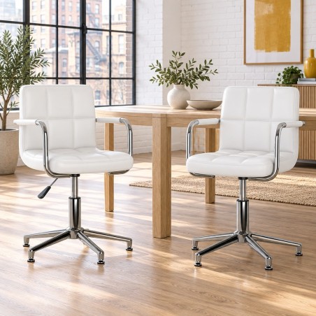 Chaises pivotantes Adams — mise en situation