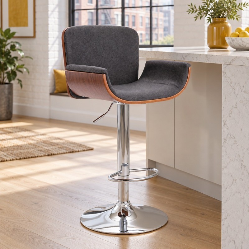 Tabouret de bar Rugby — mise en situation