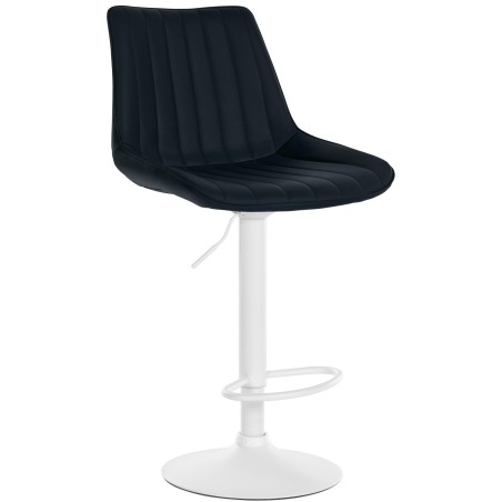 Tabouret de bar Rivington — Similicuir · Noir