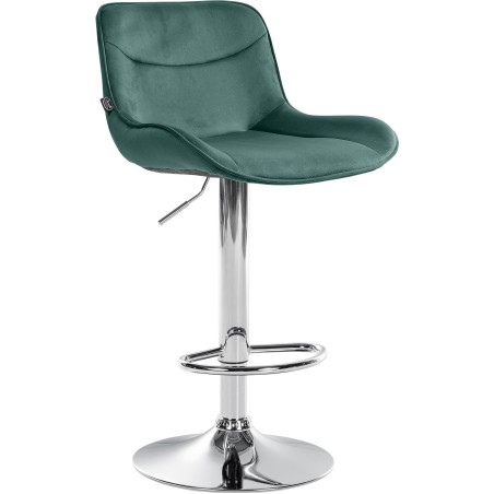 Tabouret de bar Ludlow — Velours · Vert