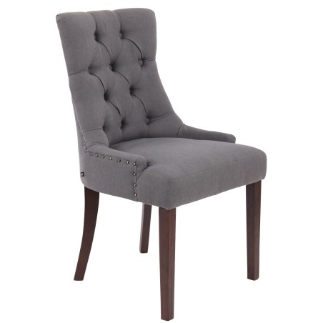 Chaise Beak — Tissu · Gris foncé