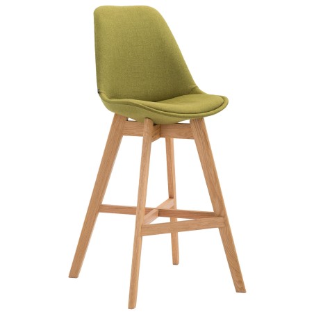 Tabouret de bar Golden — Tissu · Vert