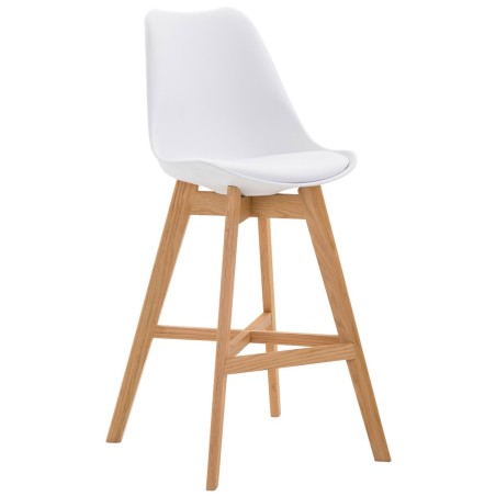Tabouret de bar Golden — Plastique · Blanc