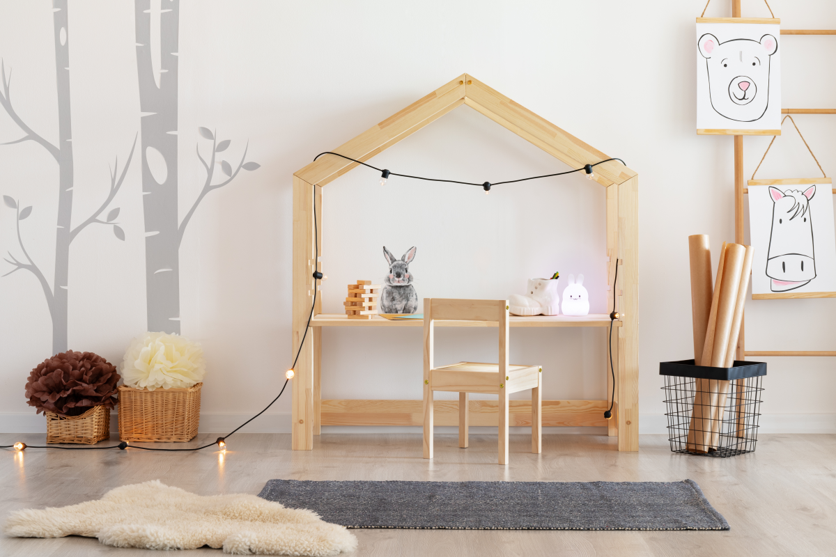 bureau enfant en bois Charlie