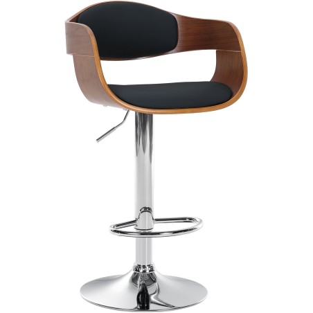 Tabouret de bar Laight — Similicuir · Noir