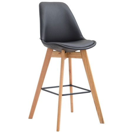 Tabouret de bar Lexington — Similicuir · Noir