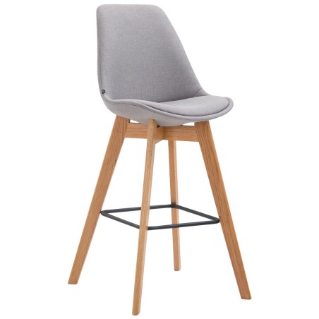 Tabouret de bar Lexington — Tissu · Gris