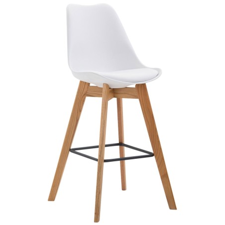 Tabouret de bar Lexington — Plastique · Blanc