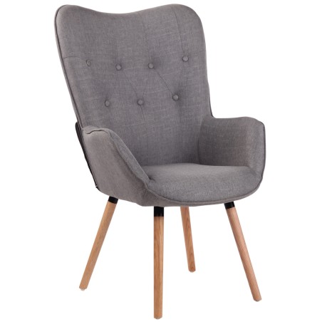 Fauteuil Marais — Tissu · Gris