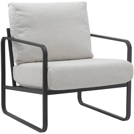 Fauteuil Odéon — Tissu · Crème