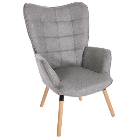 Fauteuil Bastille — Tissu · Gris