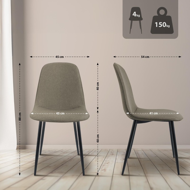 Chaises Wardour