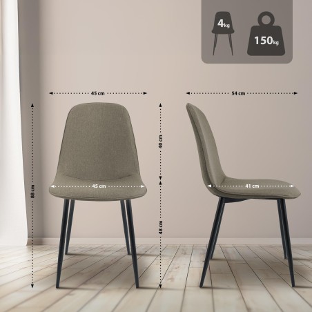 Chaises Wardour
