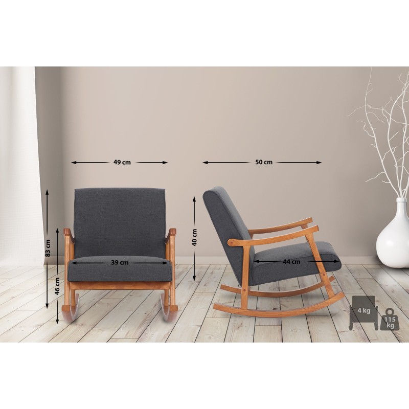 Fauteuil à bascule Batignolles