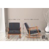 Fauteuil à bascule Batignolles