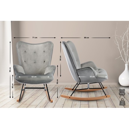 Fauteuil à bascule Abbesses