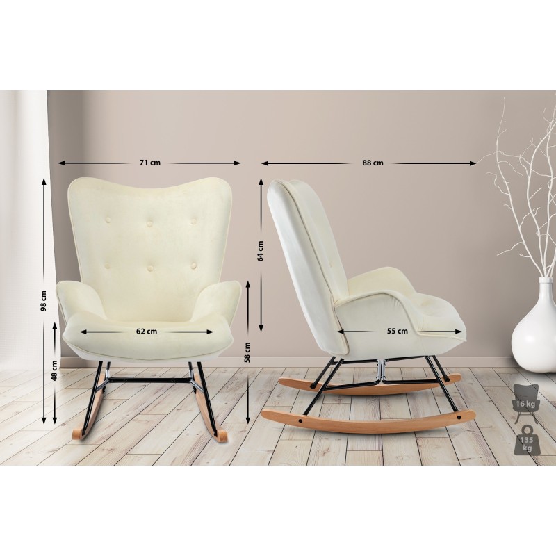 Fauteuil à bascule Abbesses
