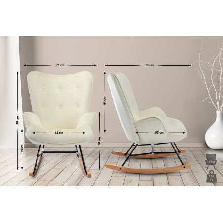 Fauteuil à bascule Abbesses