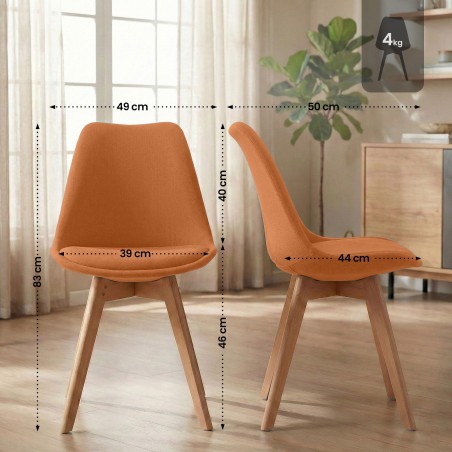 Chaises Duane