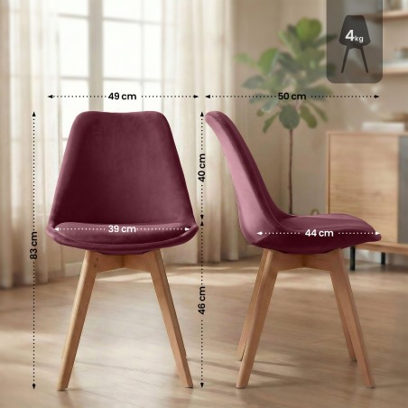 Chaises Duane