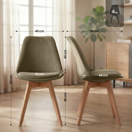 Chaises Duane