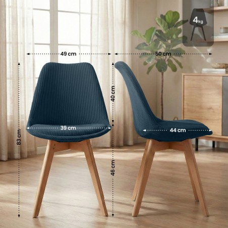Chaises Duane