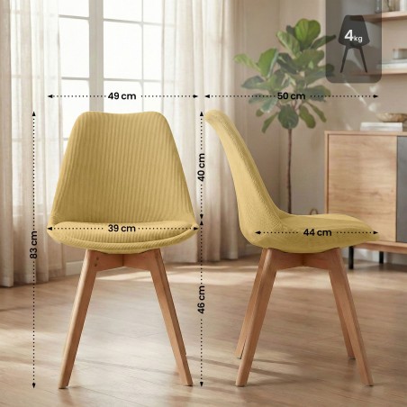 Chaises Duane