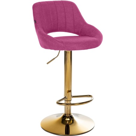 Tabouret de bar Mercer — Tissu · Violet