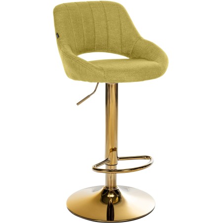 Tabouret de bar Mercer — Tissu · Vert