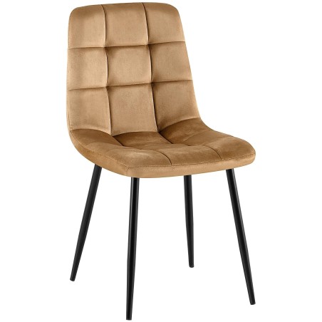 Chaise Endell — Velours · Taupe