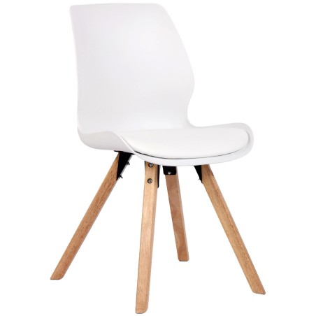 Chaise Neal — Plastique · Blanc
