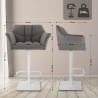 Fauteuil de bar Wooster