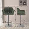 Fauteuil de bar Wooster