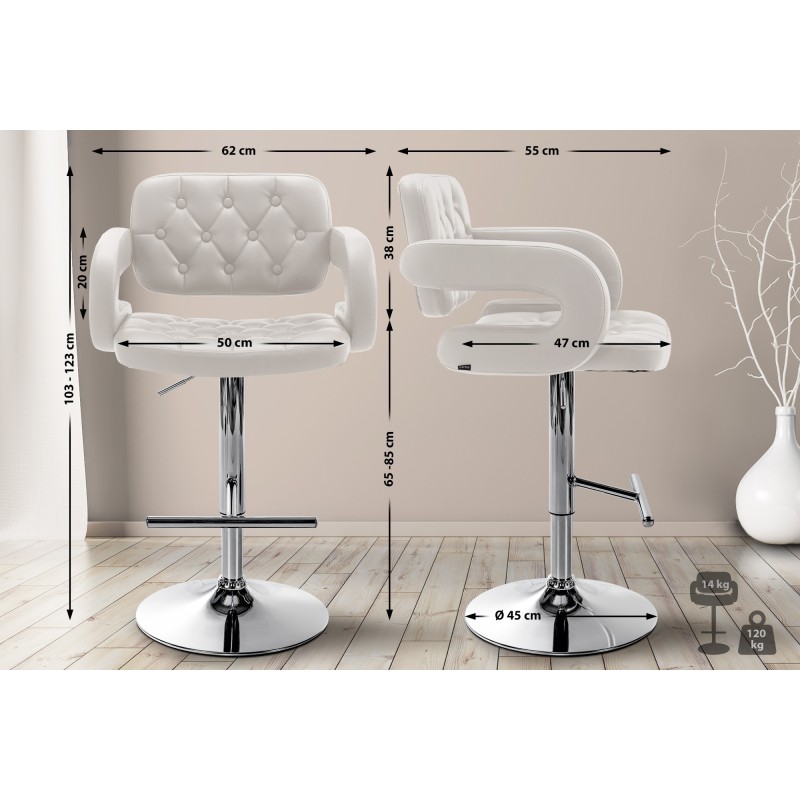 Fauteuil de bar Kingly