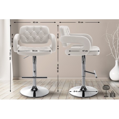 Fauteuil de bar Kingly