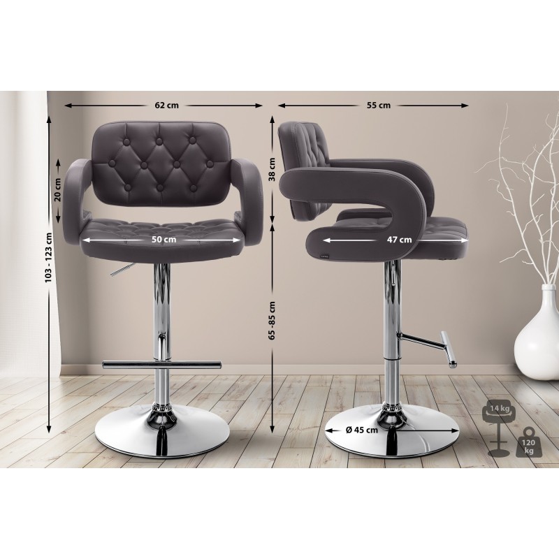Fauteuil de bar Kingly