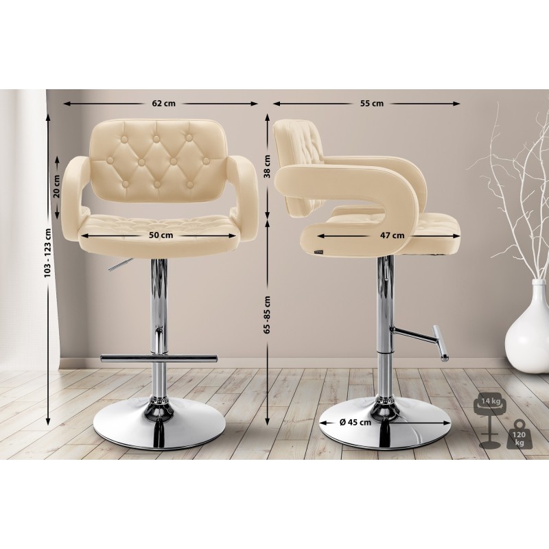 Fauteuil de bar Kingly