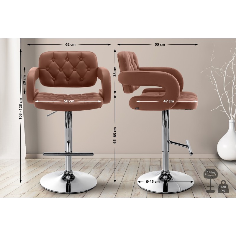 Fauteuil de bar Kingly