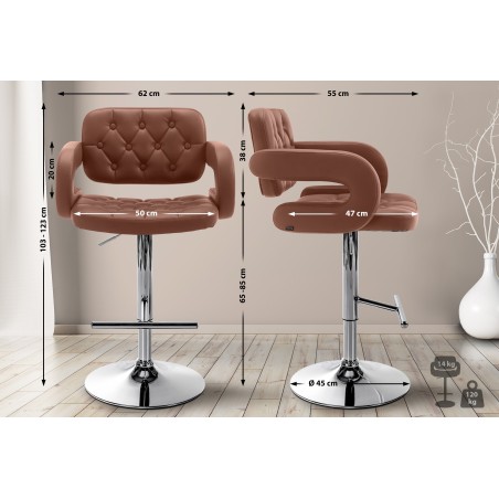 Fauteuil de bar Kingly