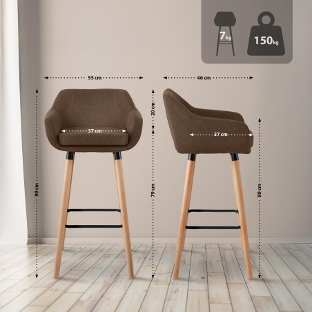 Tabouret de bar Thompson