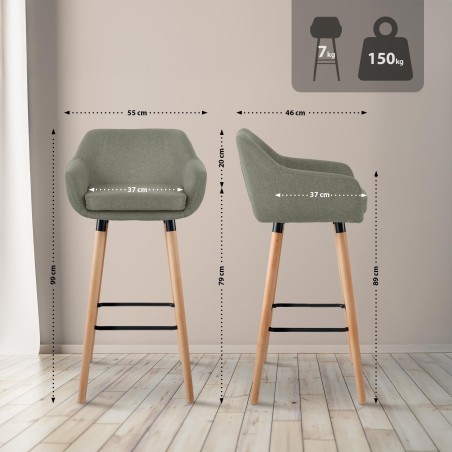Tabouret de bar Thompson