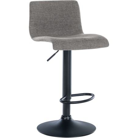 Tabouret de bar Putney — Tissu · Gris clair
