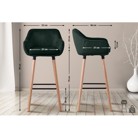 Tabouret de bar Thompson