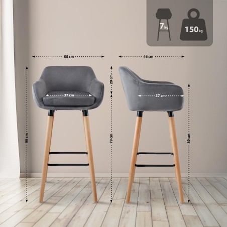 Tabouret de bar Thompson