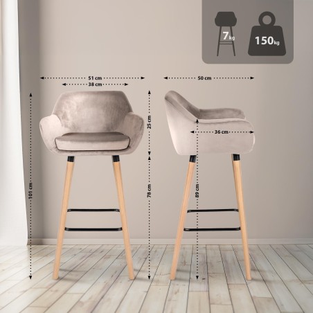 Tabouret de bar Thompson