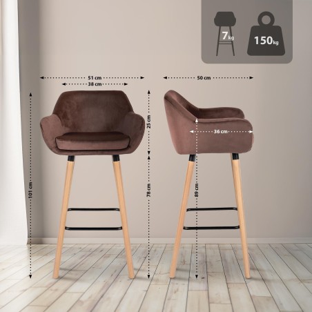 Tabouret de bar Thompson