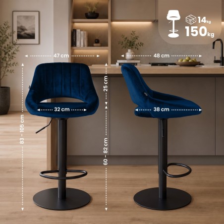 Tabouret de bar Mott