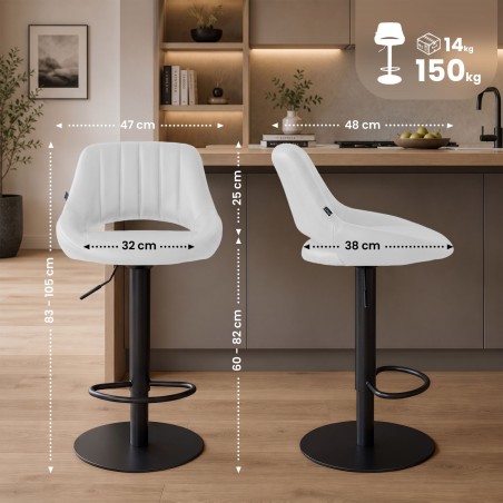 Tabouret de bar Mott